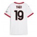 AC Milan Theo Hernandez #19 Borte Drakt Dame 2024-25 Kortermet